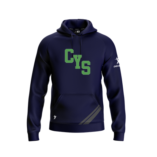 [FOLHSMNV-YXS-LOGO2] Decker Summit Hoodie (Youth XS, Navy, Logo 2)