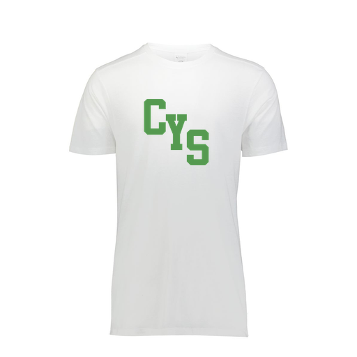 [FTSCUBWH-AS-LOGO2] Decker Men's Tri-Blend T-Shirt - Short Sleeve (Adult S, White, Logo 2)