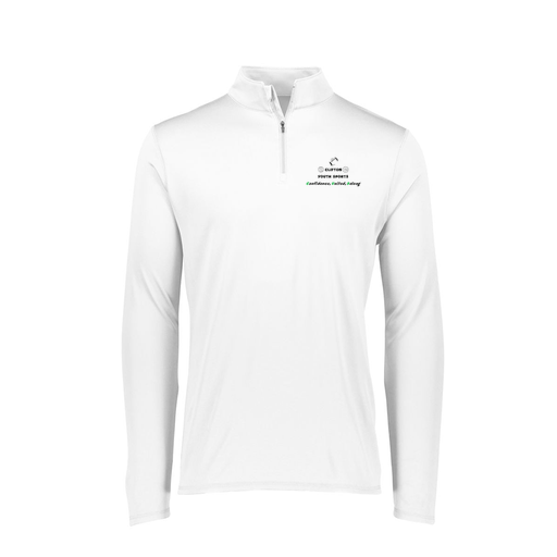 [FTLQFLWH-FAXS-LOGO1] Decker Women's Flex-Lite 1/4 Zip Shirt (Female Adult XS, White, Logo 1)