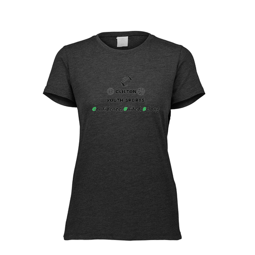[FTSCUBBK-FAXS-LOGO1] Decker Women's Tri-Blend T-Shirt - Short Sleeve (Female Adult XS, Black, Logo 1)